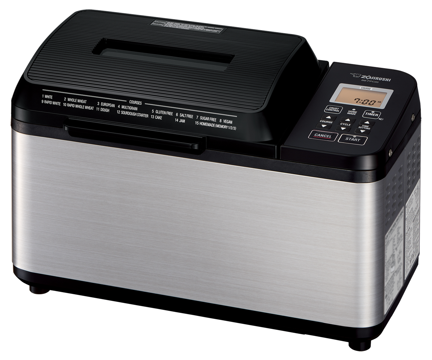 Home Bakery Virtuoso® Plus Breadmaker (with Ceramic Nonstick) BB-PPC20
